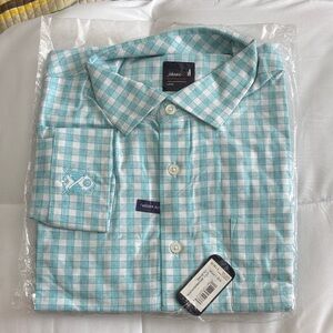 Johnnie -O button down long sleeve dress shirt L